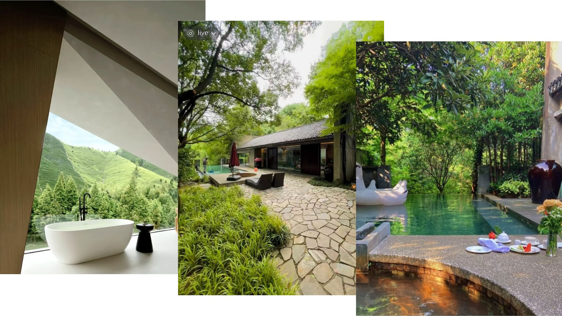 Mountain homestay landscape